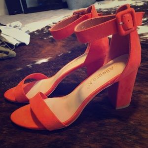 Orange heels
